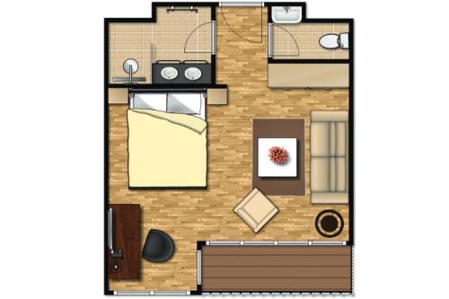 Langeoog Hotel Logierhus Langeoog****superior - 106 - Grundriss