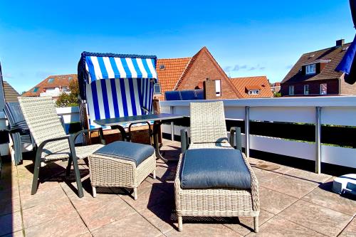 Langeoog Ferienwohnung Haus Lüke Dirks - Lütje Lüke - Sonnenbalkon