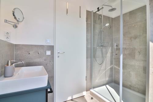 Langeoog Ferienwohnung Vermietung am Meer–Lüttjeod–Apartment 17 - Badezimmer