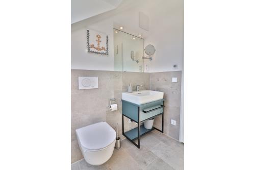 Langeoog Ferienwohnung Vermietung am Meer–Lüttjeod–Apartment 17 - Badezimmer