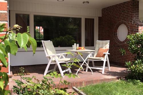 Langeoog Ferienwohnung MARTHA&#39;s HUUS - Terrasse Wohnung 2
