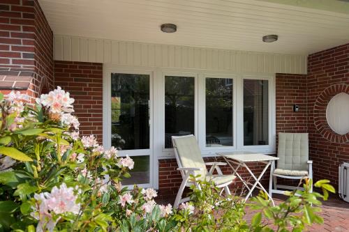 Langeoog Ferienwohnung MARTHA&#39;s HUUS - Apartment - Terrasse Apartment