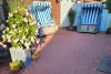 Langeoog Ferienwohnung Muschelsöker - -Unsere Strandkorbecke zum relaxen-