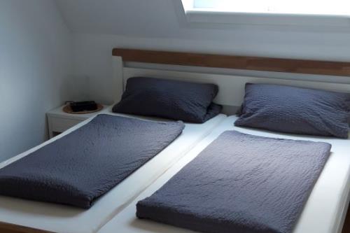Langeoog Ferienwohnung Muschelsöker - KREBS & KRABBE - Schlafzimmer KREBS