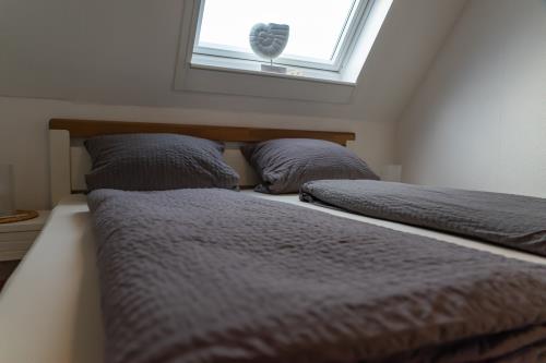 Langeoog Ferienwohnung Muschelsöker - KREBS & KRABBE - Schlafzimmer KREBS