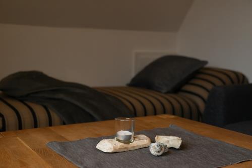 Langeoog Ferienwohnung Muschelsöker - KREBS & KRABBE - Wohnzimmer KREBS