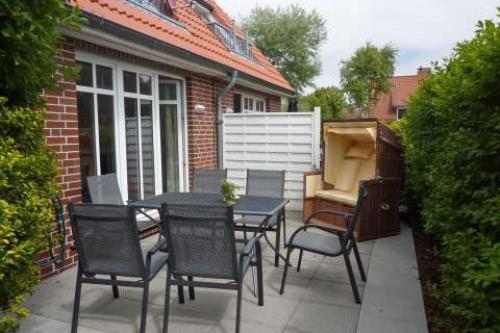 Langeoog Ferienwohnung Residenz Albatros Haus Süderdorf - Terasse