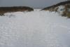 Langeoog Ferienhaus Residenz Inseltraum (Doppelhaushälfte) - Dünenweg im Schnee