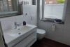 Langeoog Ferienhaus Residenz Inseltraum (Doppelhaushälfte) - Bad oben mit Duschwanne und WC
