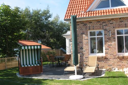 Langeoog Ferienhaus Residenz Otzum FH***** - Angula - Haus Angula - Hauptterrasse