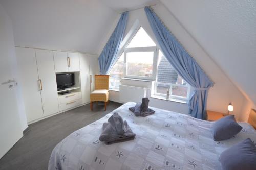 Langeoog Ferienhaus Residenz Otzum FH***** - Lenguardo - Haus Lenguardo - Doppelschlafzi., 2.OG