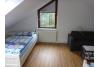 Langeoog Ferienhaus Schimmelreiter - Schlafzimmer 2 im DG, mit extra Sofa