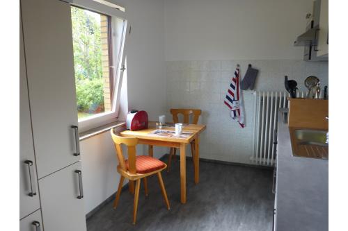 Langeoog Ferienhaus Schimmelreiter - Kleine Kaffee-Ecke in der Küche