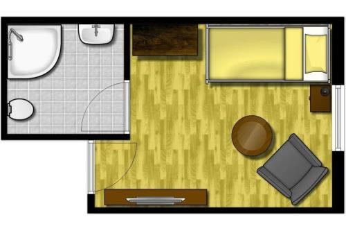 Langeoog Hotel Strandhotel Achtert Diek - 11 - Grundriss