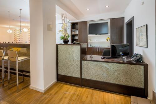 Langeoog Hotel Strandhotel Achtert Diek - Rezeption