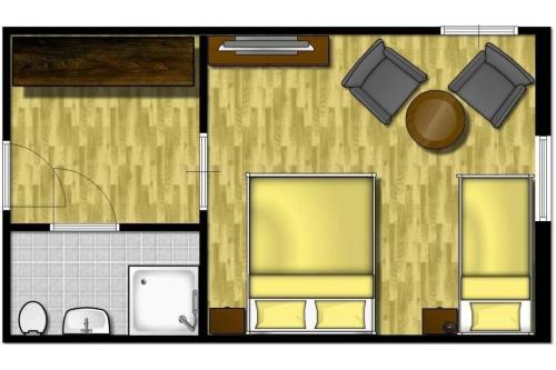 Langeoog Hotel Strandhotel Achtert Diek - 32 - Grundriss