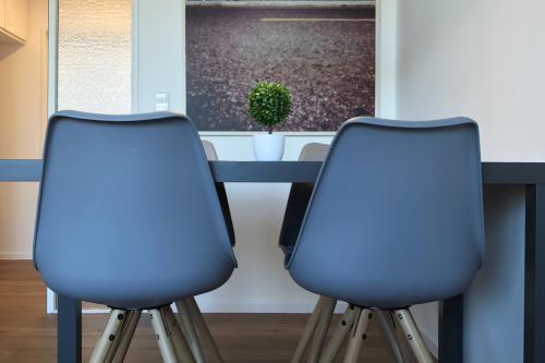 Langeoog Ferienwohnung Us Langeoog - Strandquartier - Essbereich