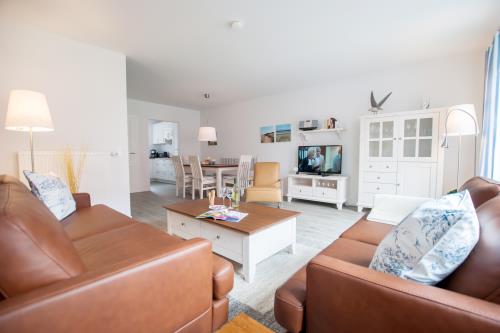 Langeoog Ferienhaus Strandvillen Langeoog - Hus in Lee - Hus in Lee, EG: Wohn- Essbereich