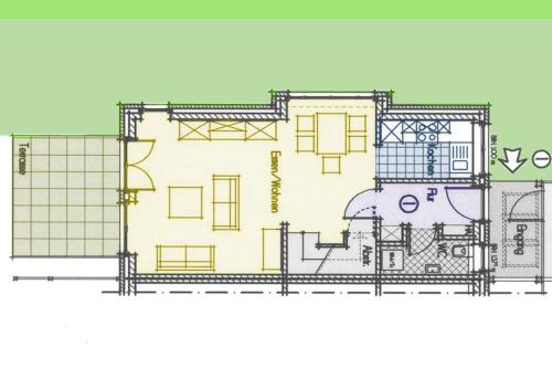 Langeoog Ferienhaus Strandvillen Langeoog - I - SVL I: Grundriss, EG