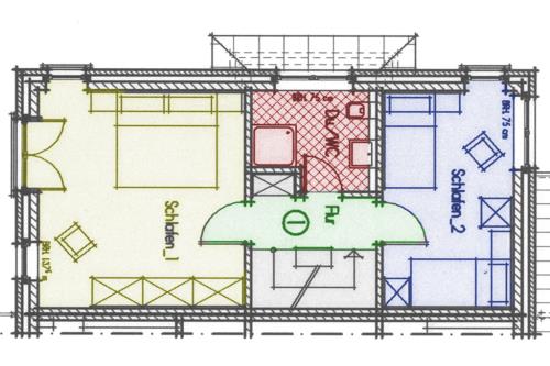 Langeoog Ferienhaus Strandvillen Langeoog - I - SVL I: Grundriss, 1. OG