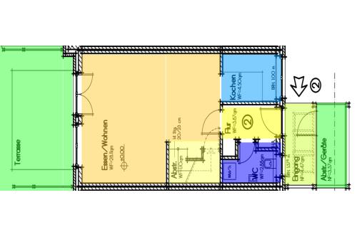 Langeoog Ferienhaus Strandvillen Langeoog - II - SVL II: Grundriss, EG