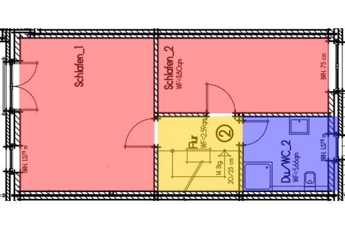 Langeoog Ferienhaus Strandvillen Langeoog - II - SVL II: Grundriss, 1. OG