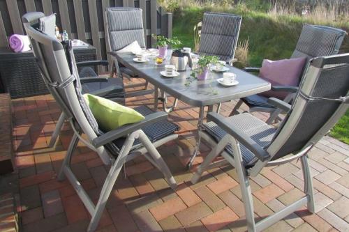 Langeoog Ferienhaus Strandvilla An´t Dünen - Haus 2 - Terrasse