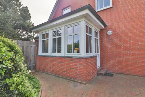 Langeoog Ferienwohnung Vermietung am Meer – Strandvogt - Whg. 1 - Außenansicht