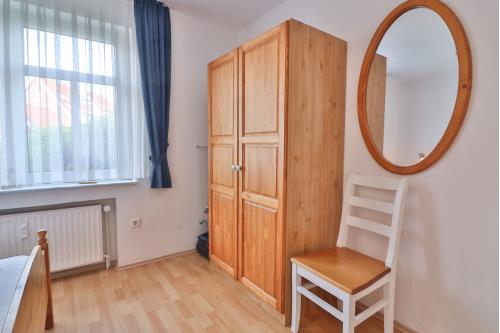 Langeoog Ferienwohnung Vermietung am Meer – Strandvogt - Whg. 1 - Schlafzimmer