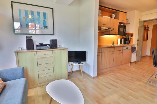 Langeoog Ferienwohnung Vermietung am Meer – Strandvogt - Whg. 1 - Wohnzimmer
