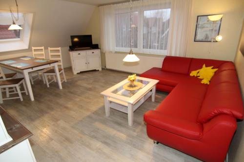 Langeoog Ferienwohnung Süderloog - Jonathan - Wohnzimmer mit Essplatz
