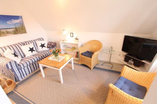 Langeoog Ferienwohnung Us Langeoog - Am Wall - Fewo Clas OG - Ferienwohnung Clas / OG Wohnzimmer