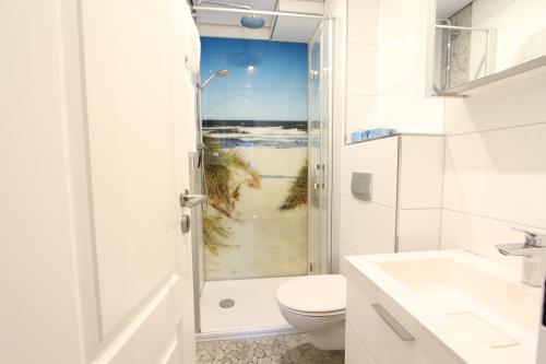 Langeoog Ferienwohnung Us Langeoog - Twee Strandloopers - Badezimmer