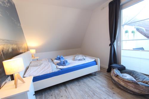 Langeoog Ferienwohnung Us Langeoog - Twee Strandloopers - Schlafzimmer