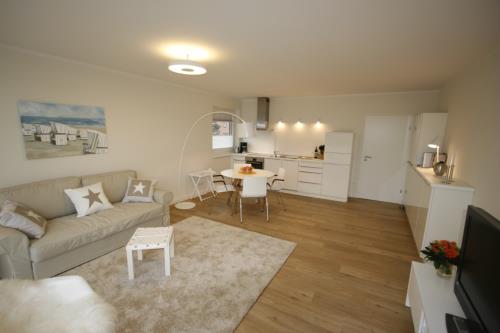 Langeoog Ferienwohnung Us Langeoog - Barkhausenstraße - 2te Heimat - 2te Heimat Wohnzimmer