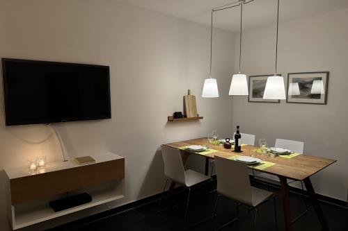 Langeoog Ferienhaus Us Langeoog - Haus Karla - Essbereich am Abend