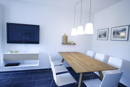 Langeoog Ferienhaus Us Langeoog - Haus Karla - Essbereich im Wohnzimmer