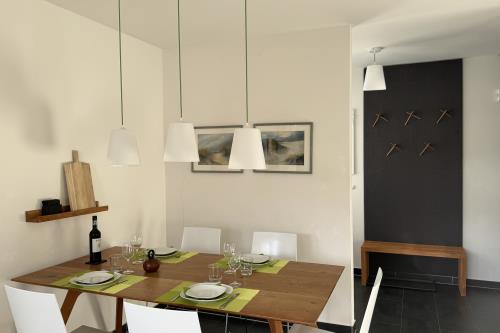 Langeoog Ferienhaus Us Langeoog - Haus Karla - Essbereich im Wohnzimmer