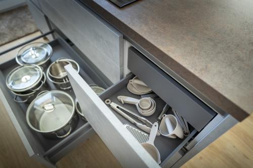 Langeoog Ferienhaus Villa Hafenkieker - Voll ausgestattete Küche