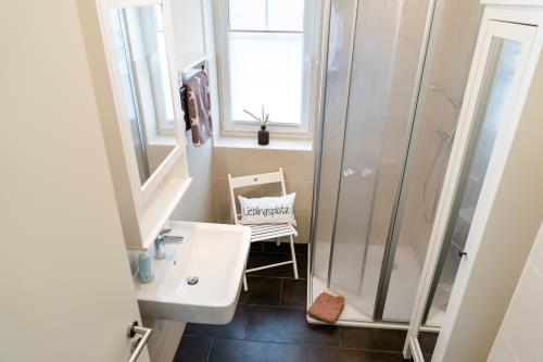 Langeoog Ferienwohnung Zimt & Zucker - ZimtZucker Bad