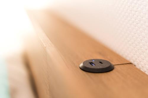 Langeoog Ferienwohnung Bootshuus Langeoog - WattPearl - USB Bett