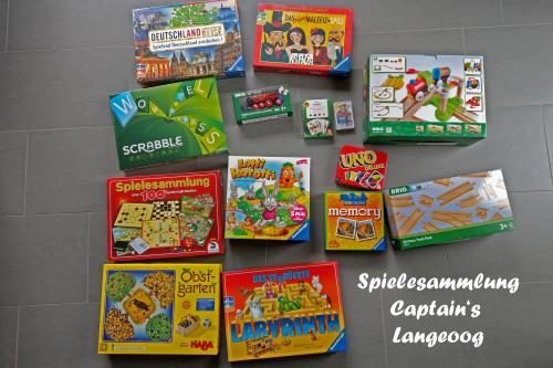 Langeoog Ferienhaus Captain&#39;s Langeoog - EG: Spiel und Spannung garantiert