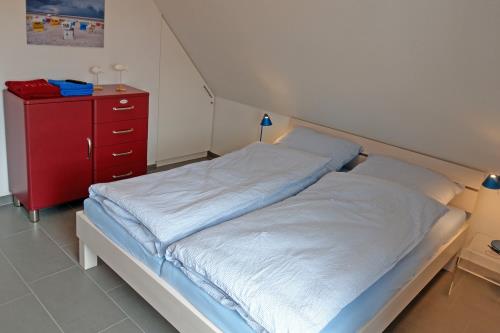 Langeoog Ferienhaus Captain&#39;s Langeoog - 2. OG: Suite mit großem Doppelbett