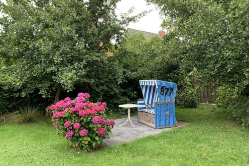 Langeoog Ferienwohnung Deck 2 - Garten Terasse