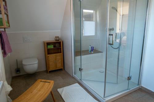 Langeoog Ferienwohnung Deck 2 - Bad Dusche OG