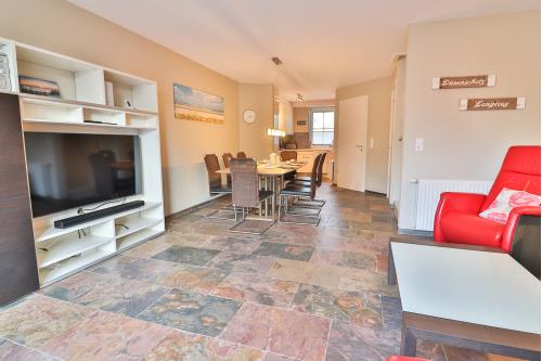 Langeoog Ferienwohnung Dünenschatz - Wohnzimmer