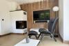 Langeoog Ferienhaus Meerleben - Wohnzimmer / Kamin