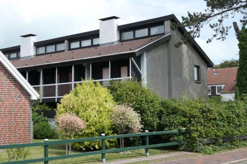 Langeoog Ferienhaus Schäfer - Rückseite des Hauses zur Gartenstraße