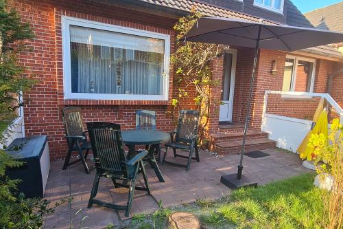 Langeoog Ferienwohnung Göbel - Terrasse