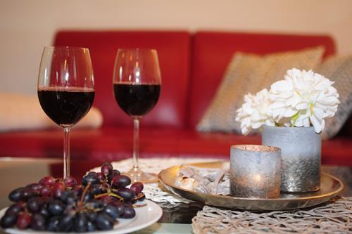 Langeoog Ferienwohnung Inselnüst - Wohn- u. Essbereich